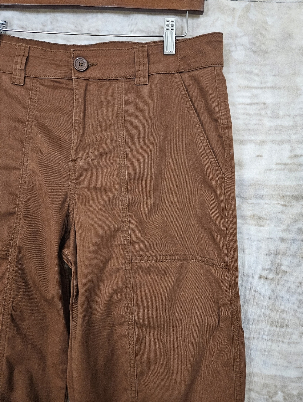 Sanctuary Wide Leg Pants 29 Cargo Utility Brown Rich Clay - Picture 5 of 8
